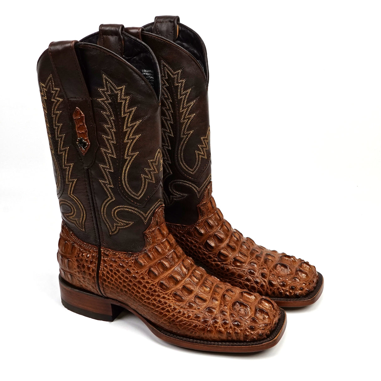 James - Antique - Square Toe (Alligator Head) (AP50)