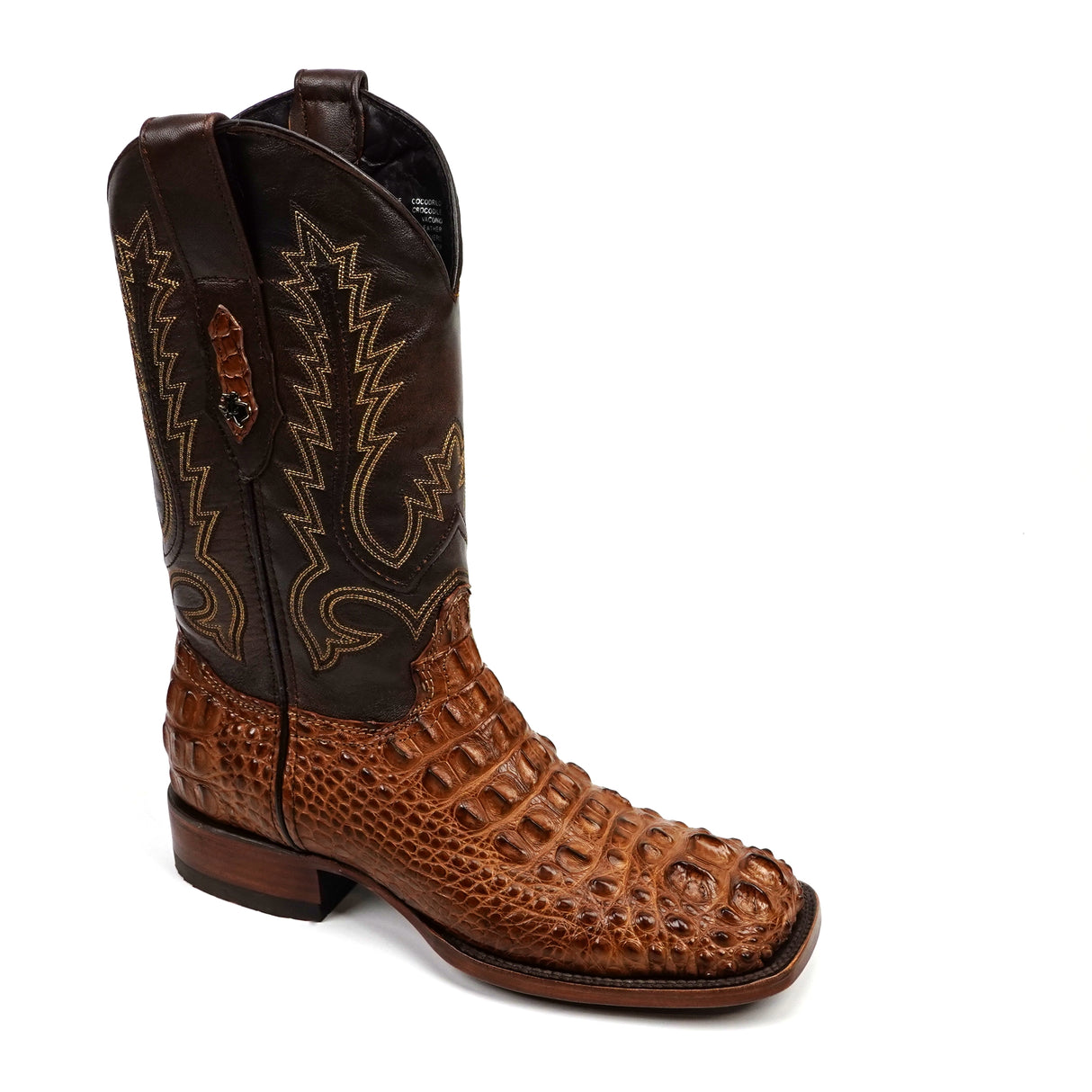 James - Antique - Square Toe (Alligator Head) (AP50)