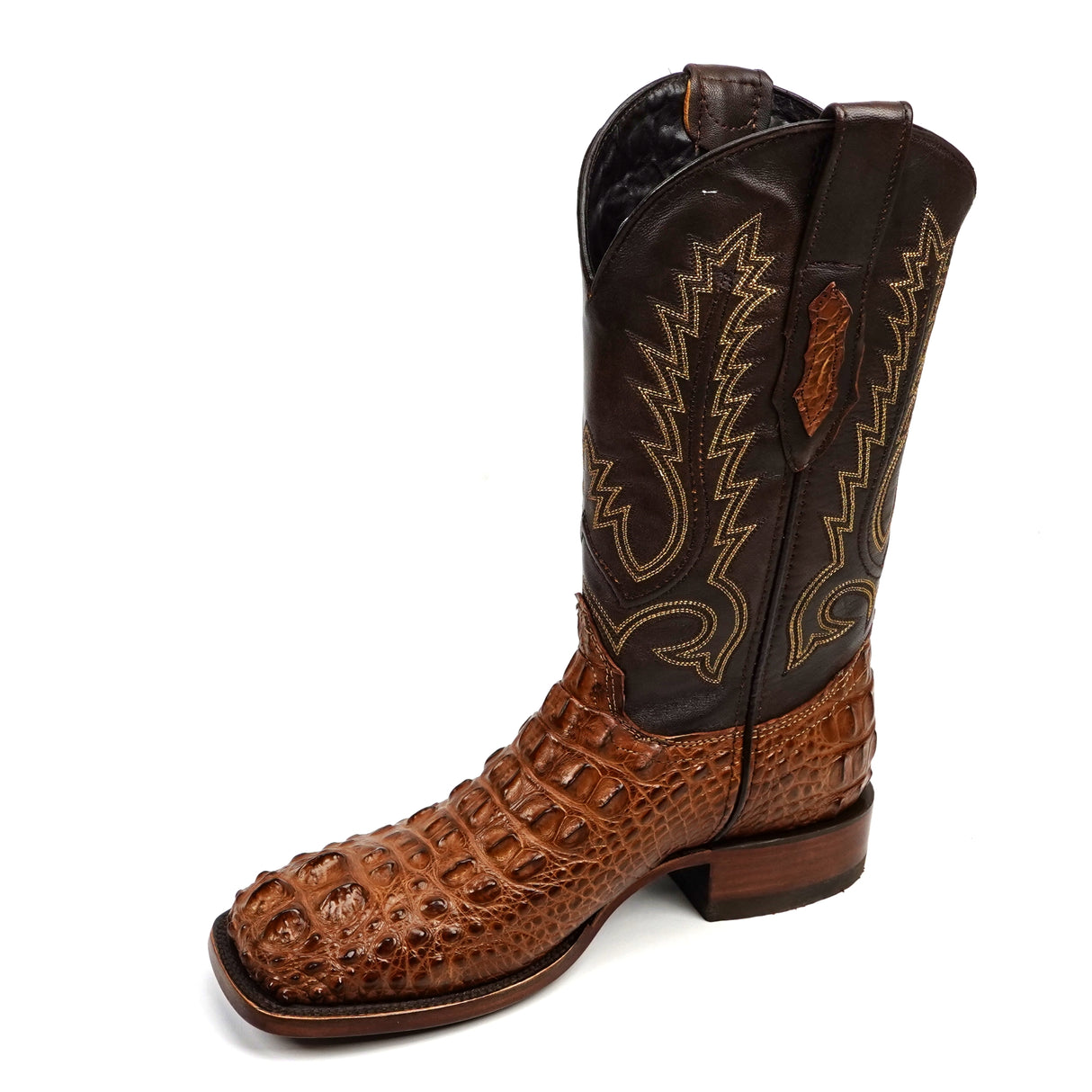 James - Antique - Square Toe (Alligator Head) (AP50)