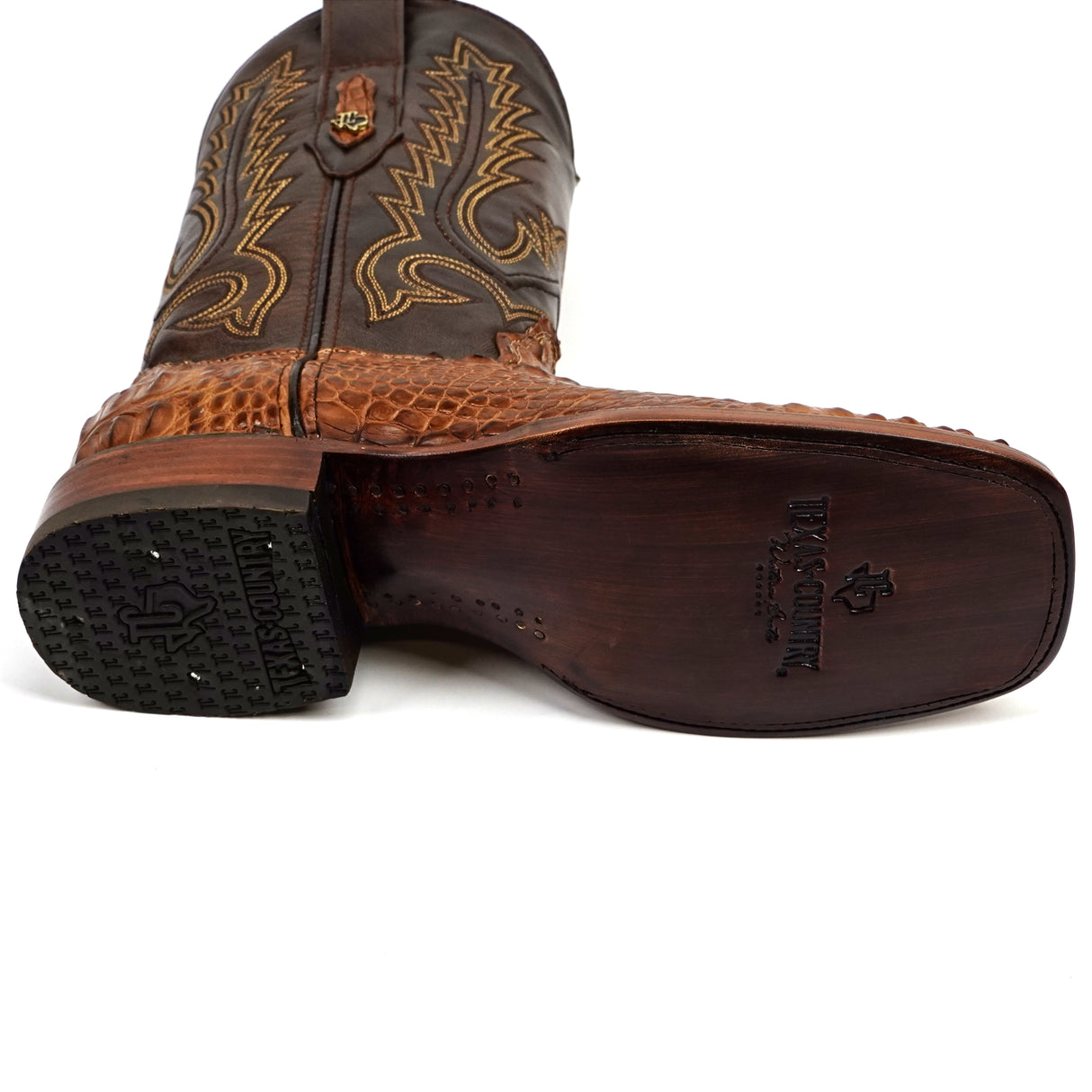 James - Antique - Square Toe (Alligator Head) (AP50)