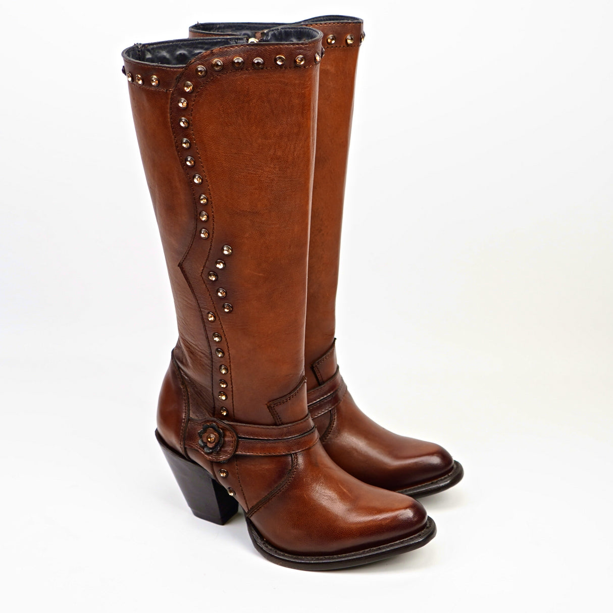 Denali Orange - Tall Shaft - Round Toe