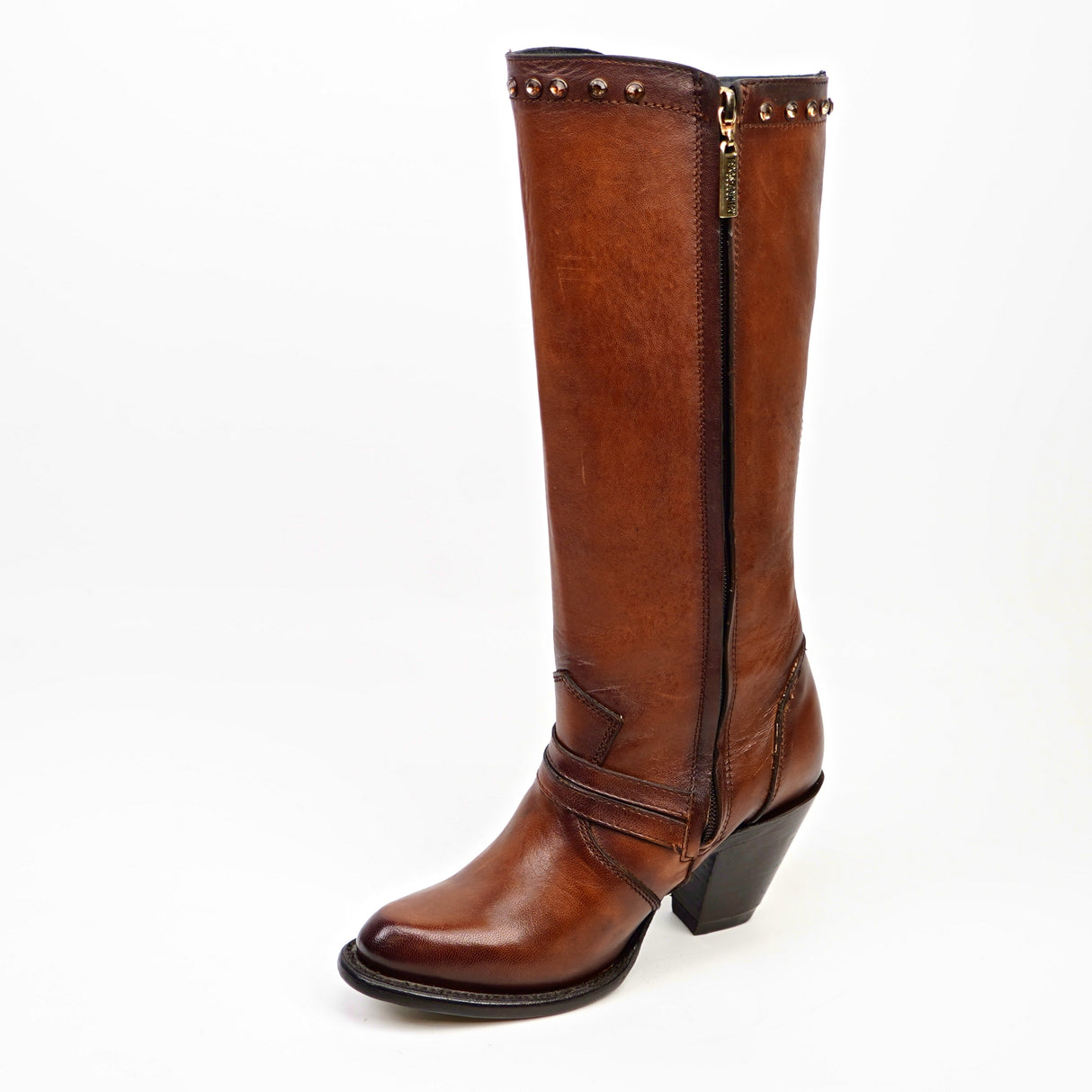 Denali Orange - Tall Shaft - Round Toe