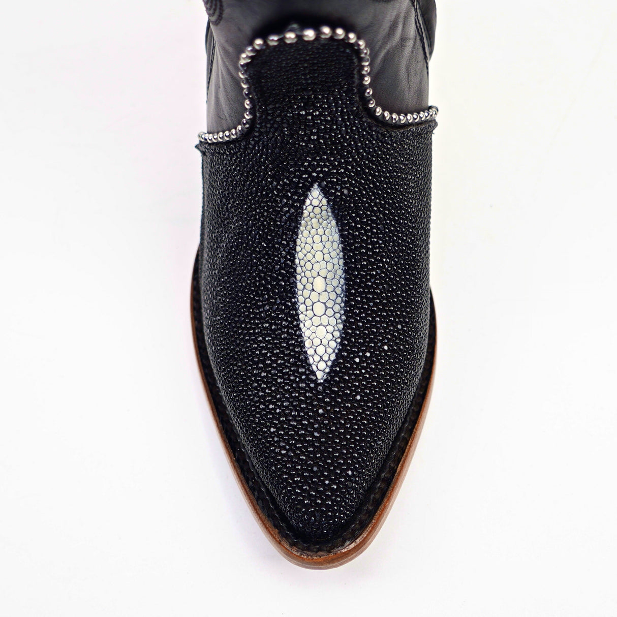 Linda Stingray Black - Tall Shaft - J Toe