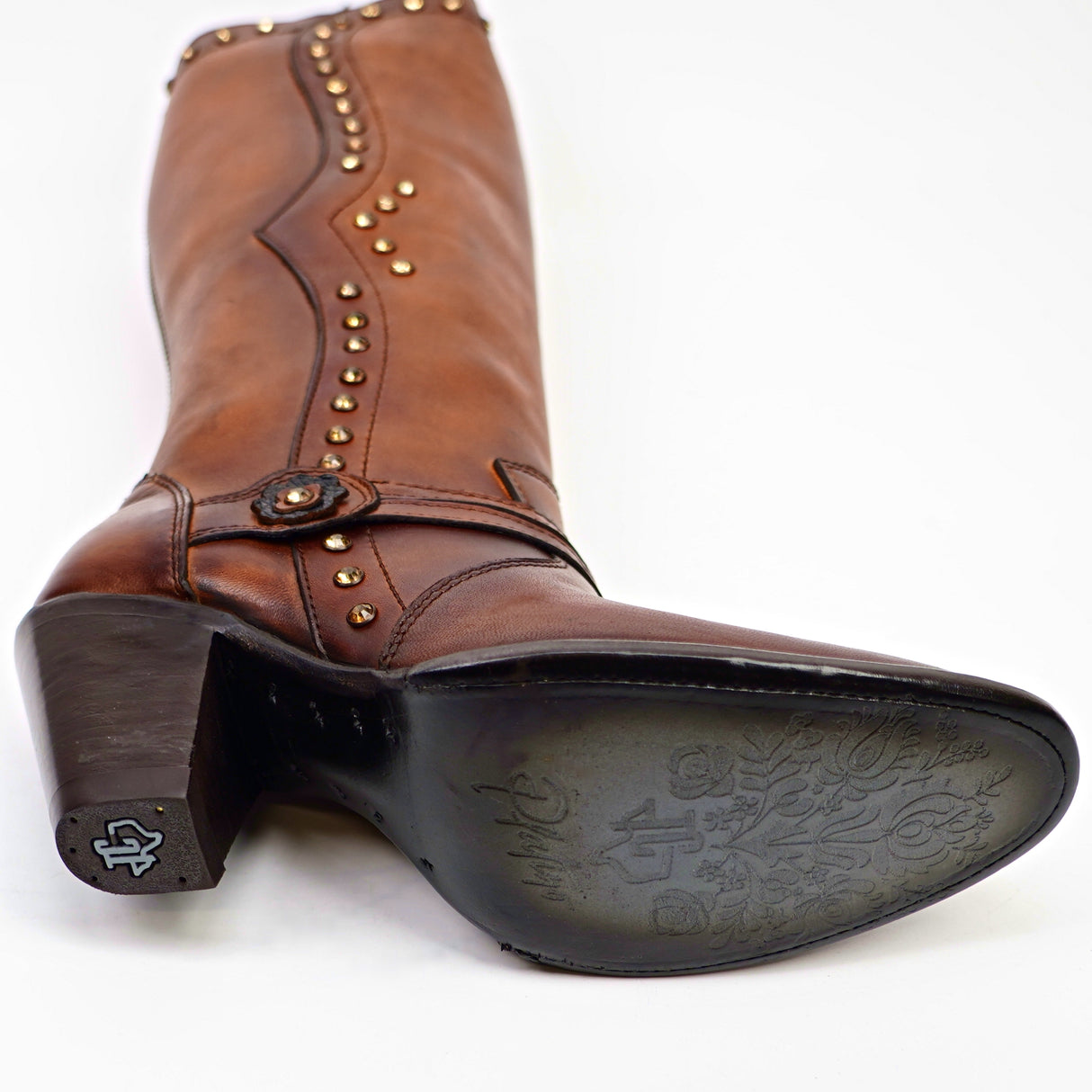 Denali Orange - Tall Shaft - Round Toe