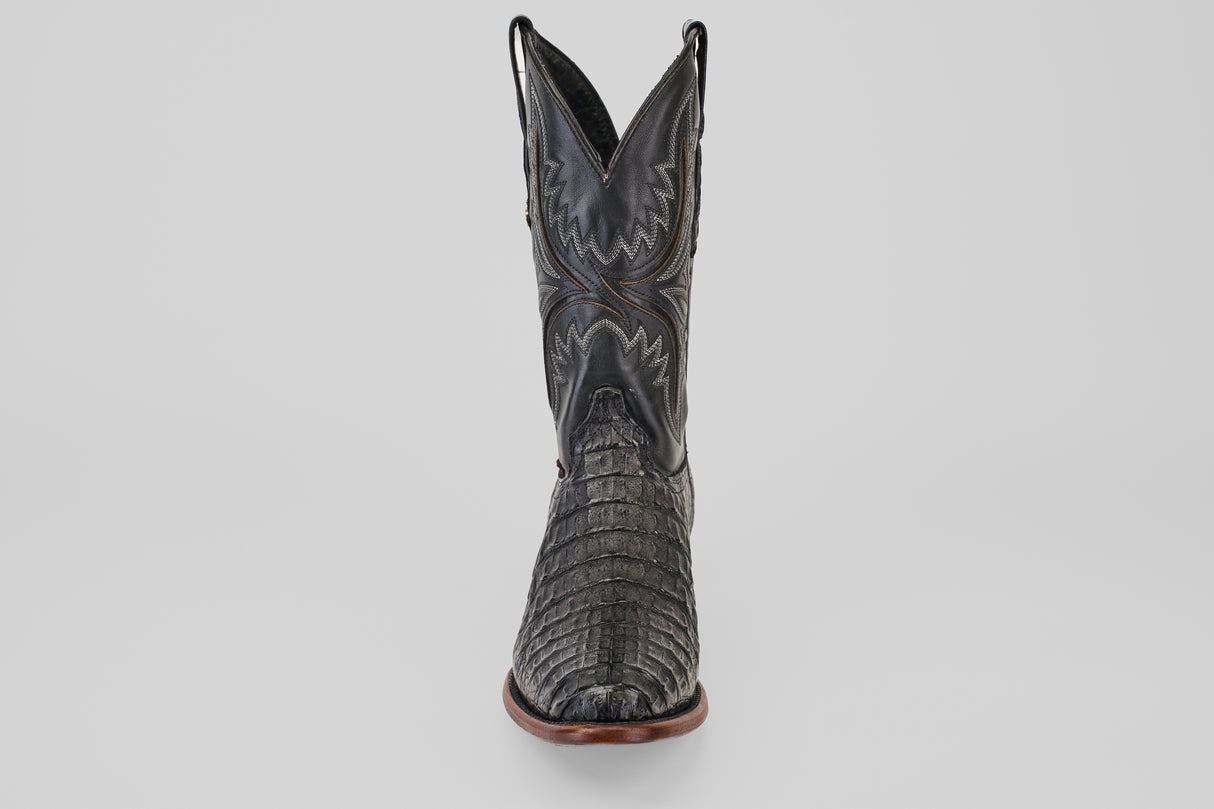 Rhodes HornBack - Black - Round Toe