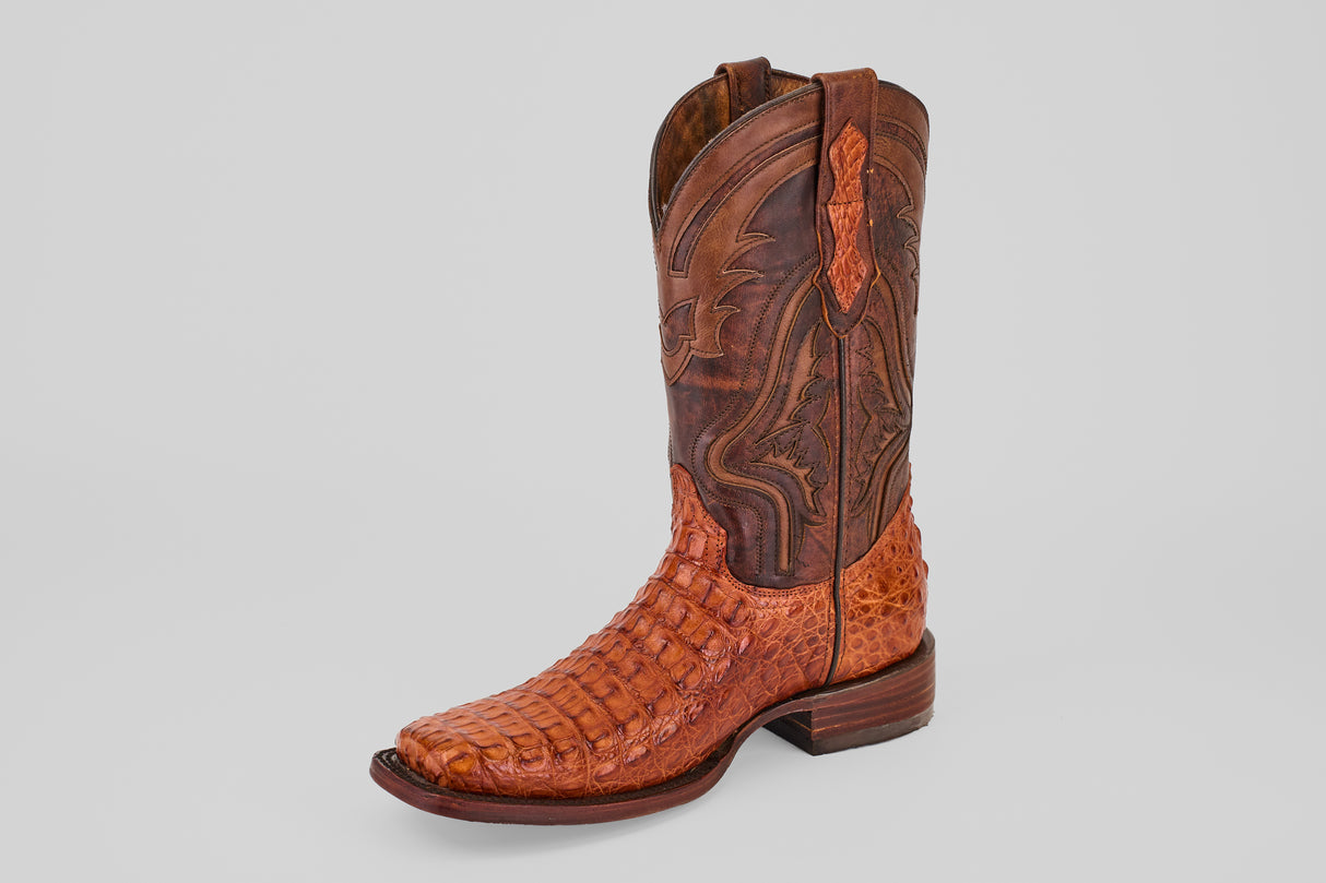 Rhodes HornBack - Brandy - Rodeo Toe