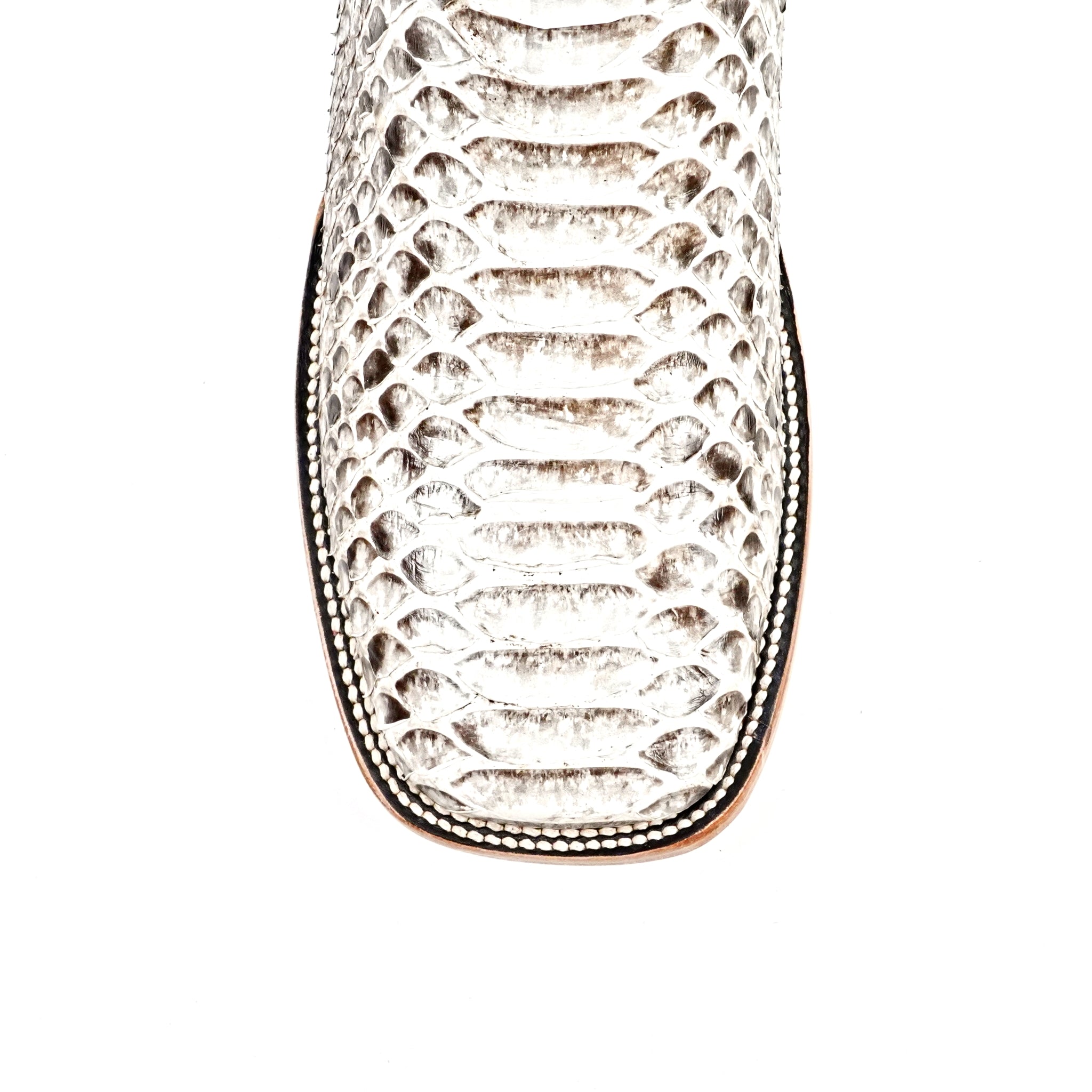 Tanner Python Boots - Natural - Square Toe (PN30)