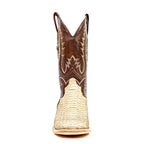 Tanner Cappuccino Python Boots - Square Toe (PN30)