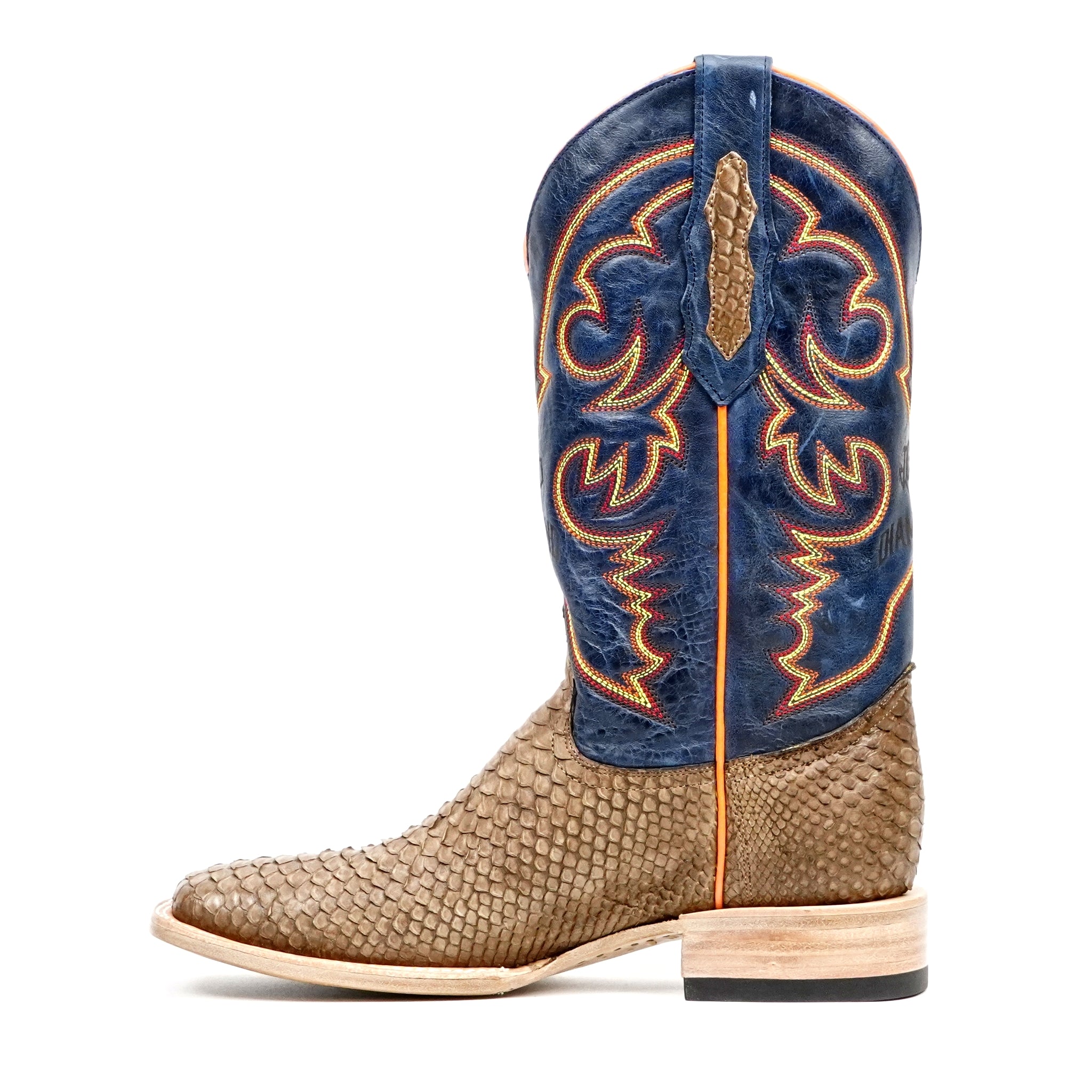 Botas Braxton Python - Tamarindo - Punta Cuadrada