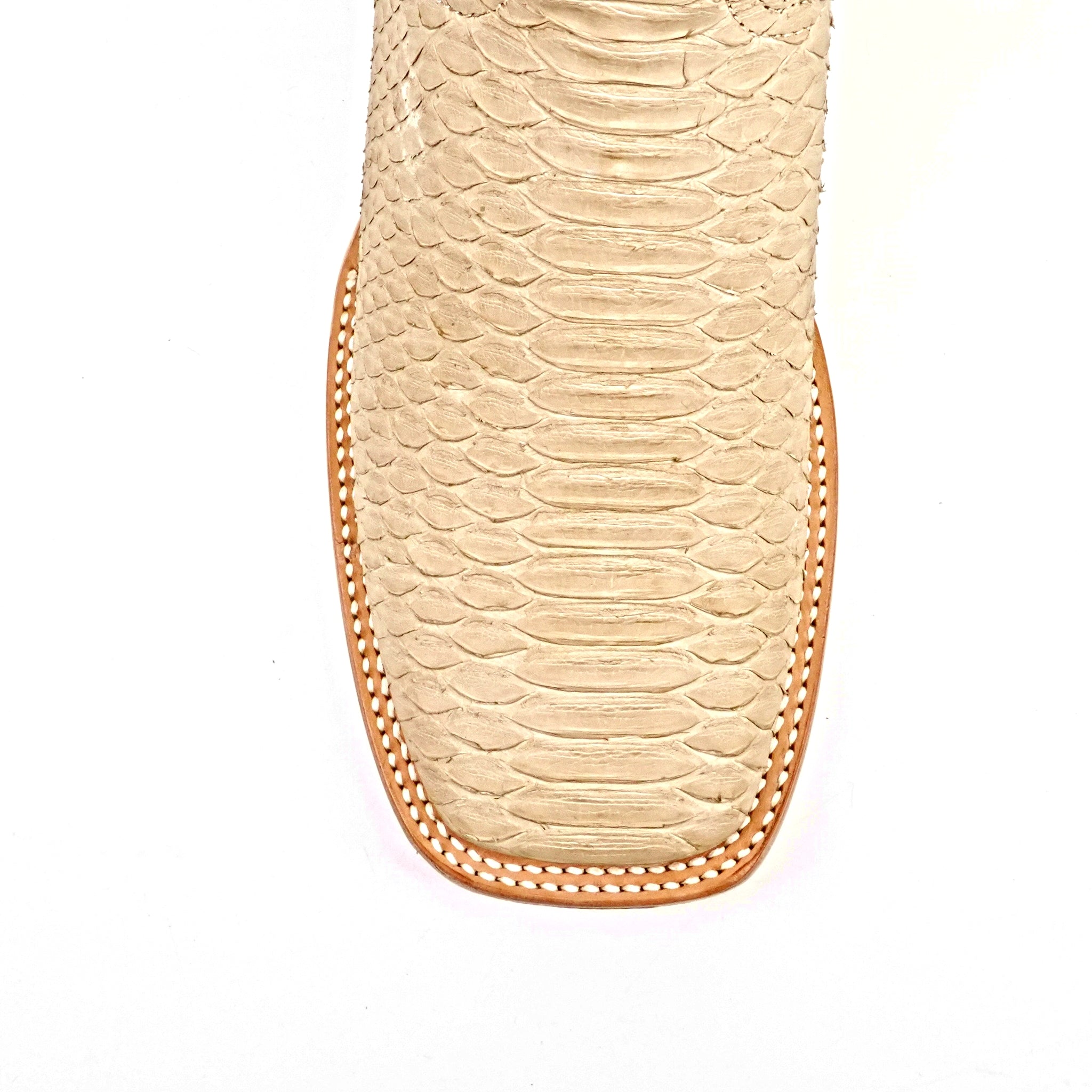 Botas Braxton Python - Capuchino - Punta Cuadrada