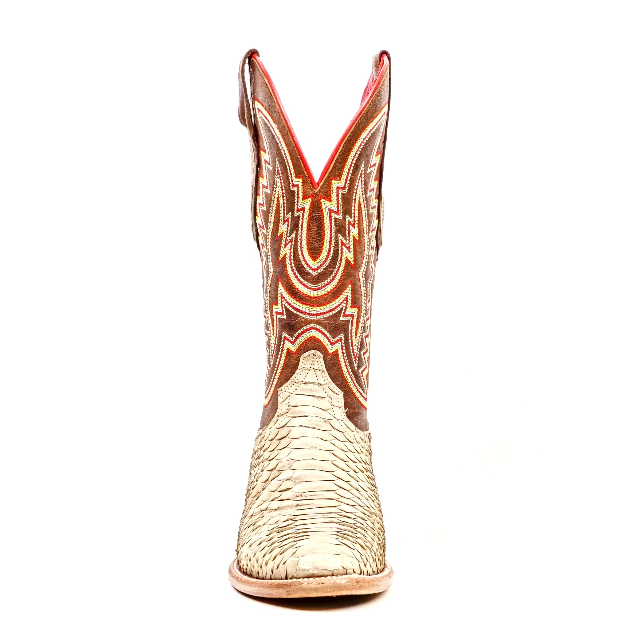 Botas Braxton Python - Cappuccino - Punta Roper