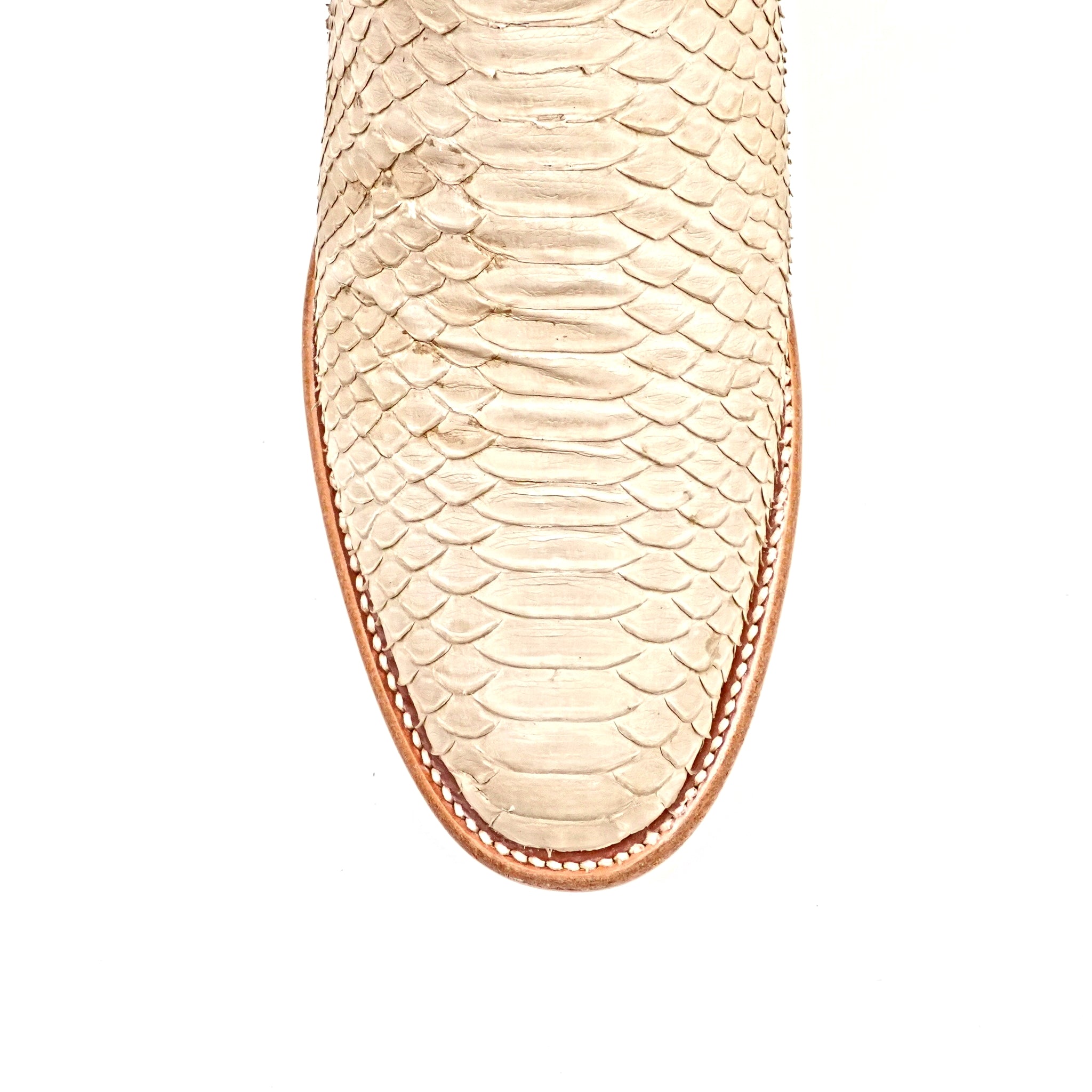 Botas Braxton Python - Cappuccino - Punta Roper