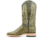 Botas Austin Ostrich - Agave - Punta Cuadrada (AV20)