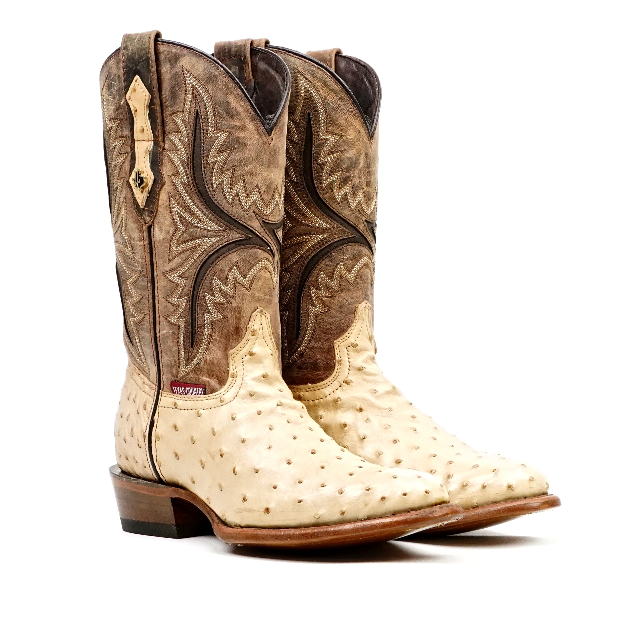 Botas Austin Ostrich - Orix - Punta Redonda (AV230)