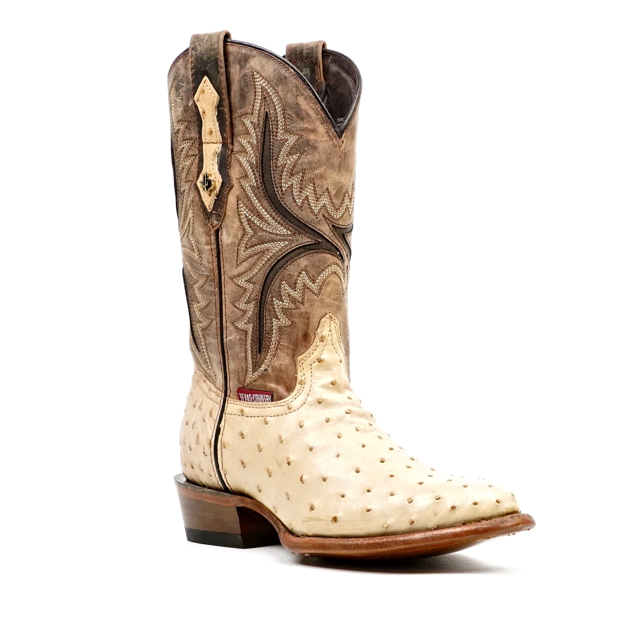 Botas Austin Ostrich - Orix - Punta Redonda (AV230)
