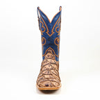 Butch Pirarucu Fish Boots - Matte Sand - Square Toe