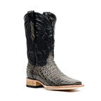 Rhodes Caiman Hornback Boots - Serpentine - Square Toe (LM10)