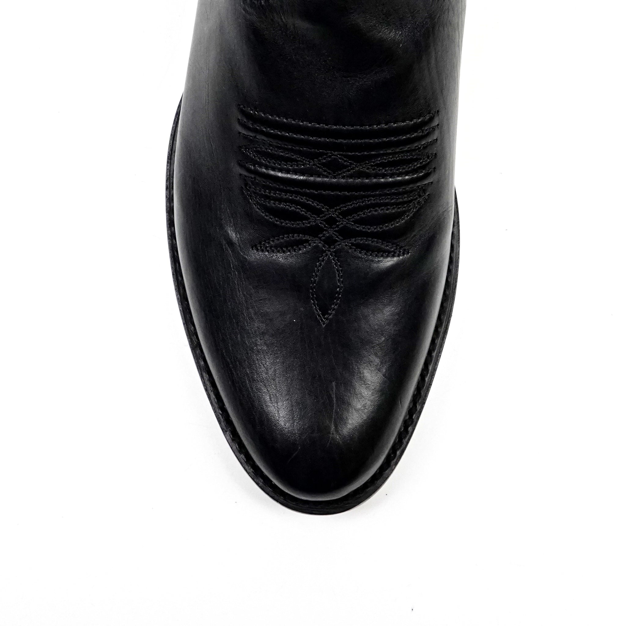 Boney Cowboy Boots - Clayton Black - Roper Toe (TS203)