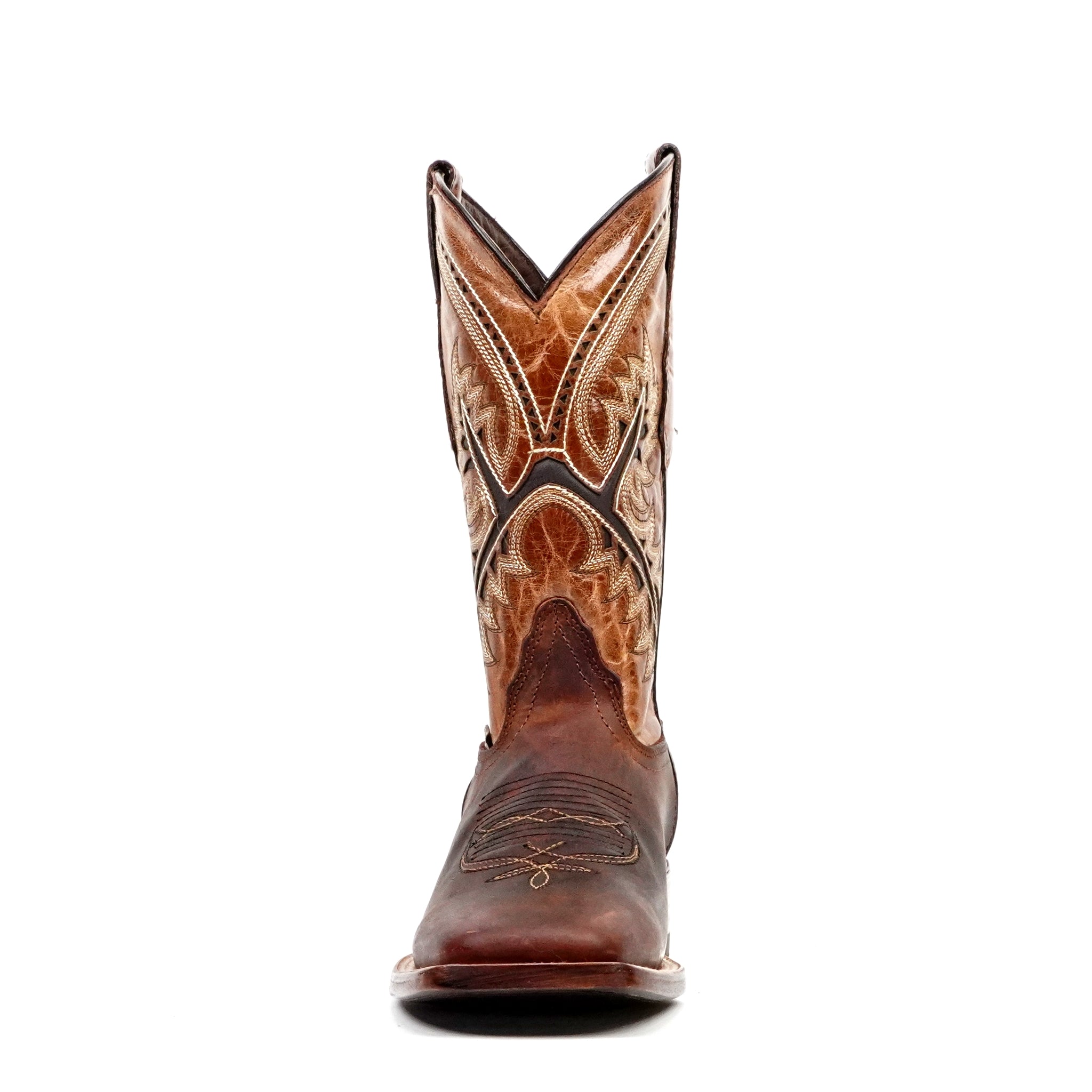 Azkar Moka Cowboy Boots - Square Toe (E29)
