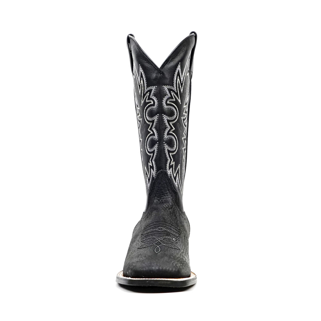 Botas vaqueras Cheyenne negras - Punta cuadrada (E29)