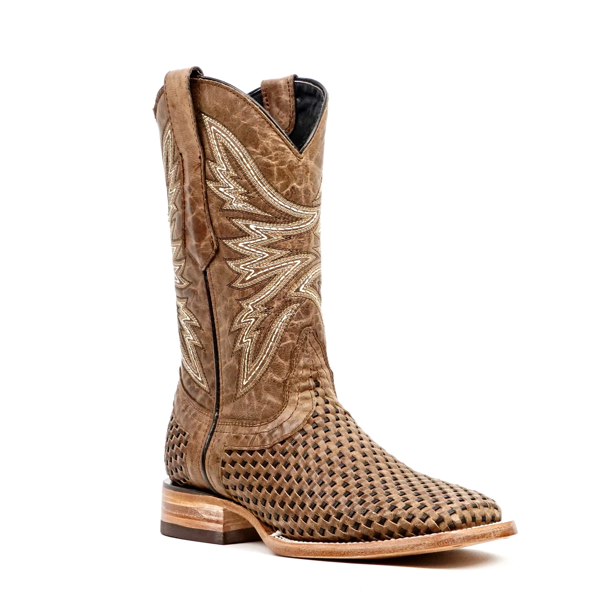 Sierra Orix Basketweave Boots - Square Toe (E634)