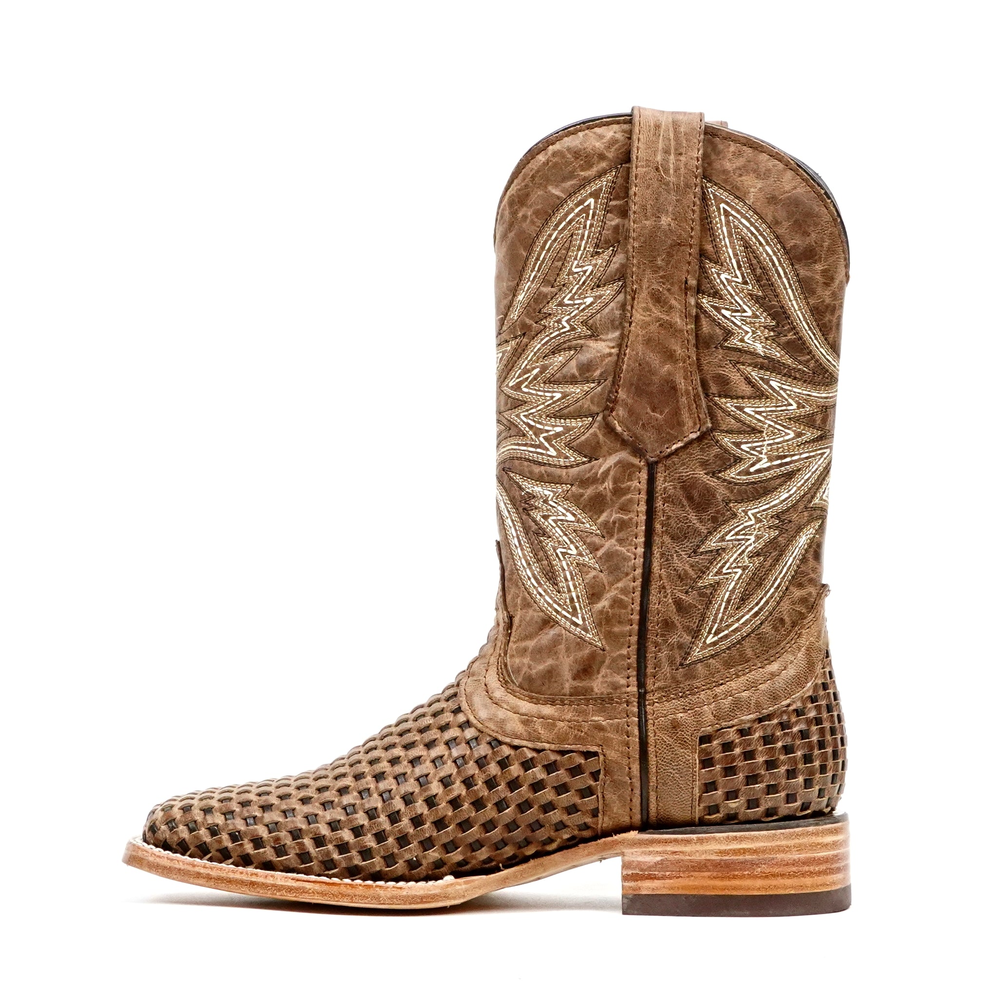 Sierra Orix Basketweave Boots - Square Toe (E634)