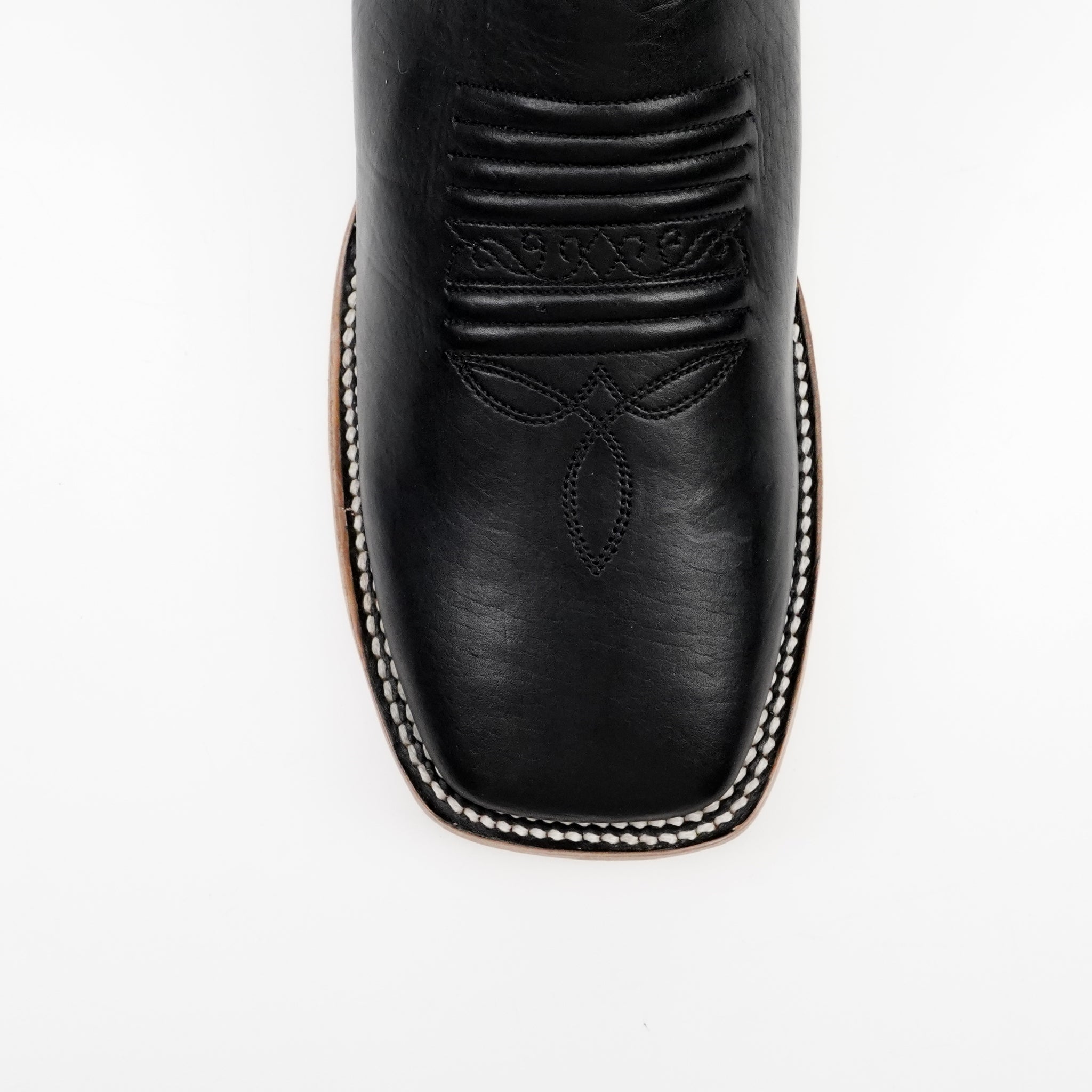 Cleyton Black Cowboy Boots - Square Toe (E944)