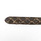 Cinturón exótico Pirarucú Full Quilt - Taupe Visón (C-028)
