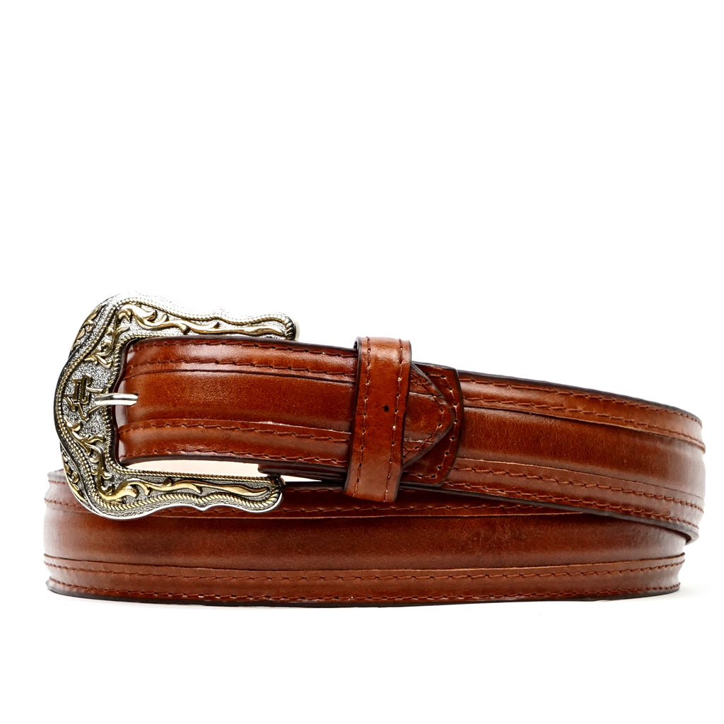 Cinturón de piel de vaca - Coñac (C-V4601)