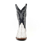 Tanner Python Boots - Natural - Roper Toe (PN240)