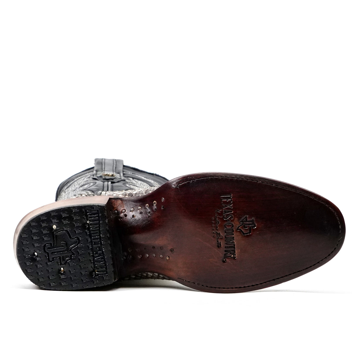 Tanner Python Boots - Natural - Roper Toe (PN240)