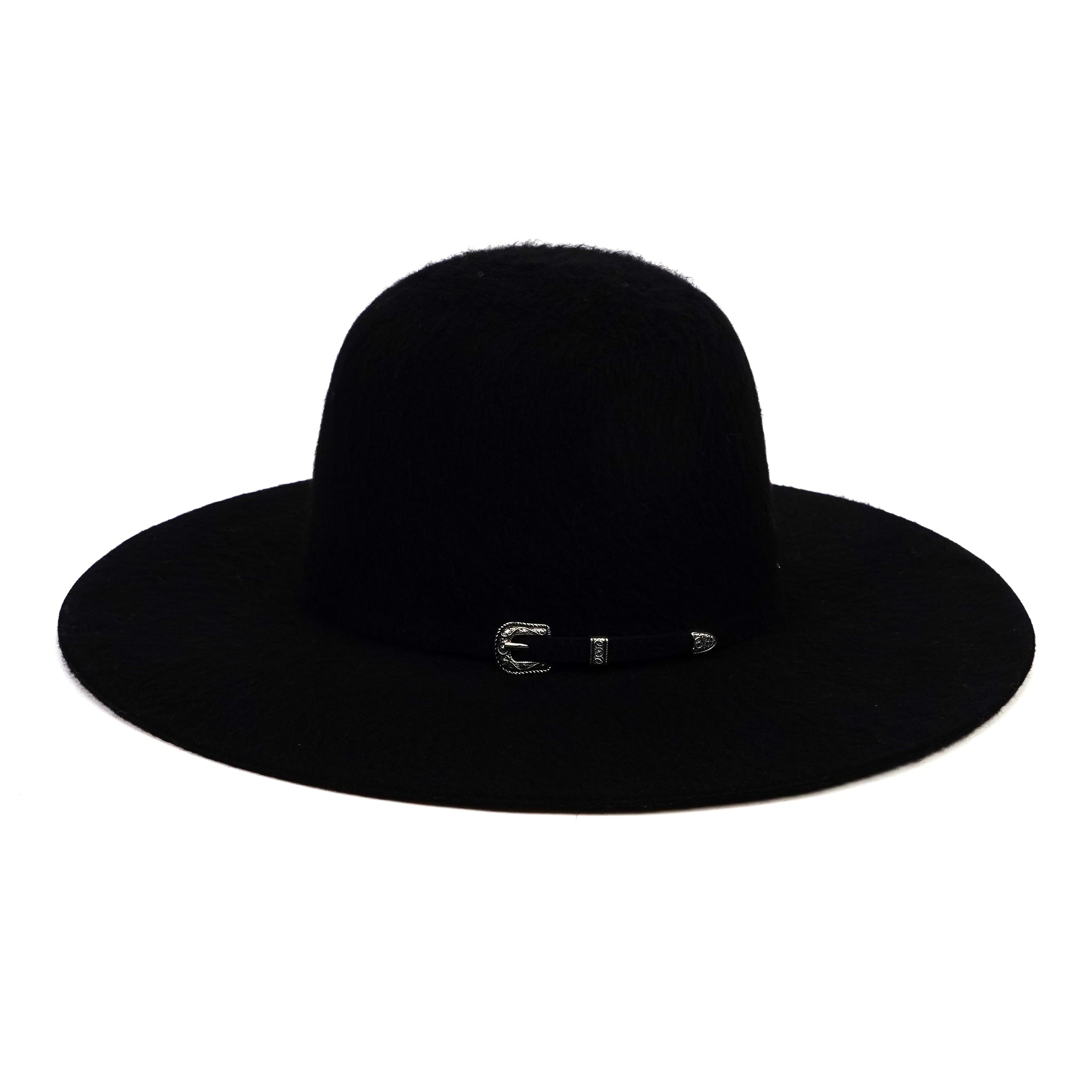 TC Hats - Sombrero Grizzly de copa abierta 6X - Negro