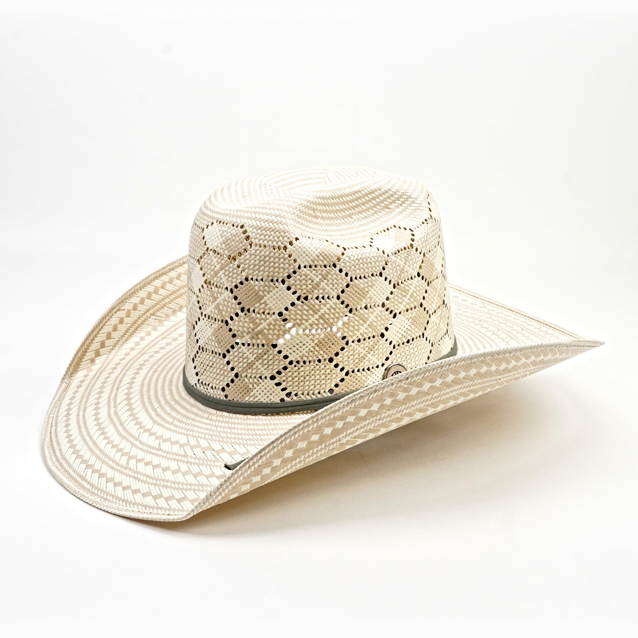 Sombrero de vaquero de paja TC Hats - 30X Minnick - Hexagonal