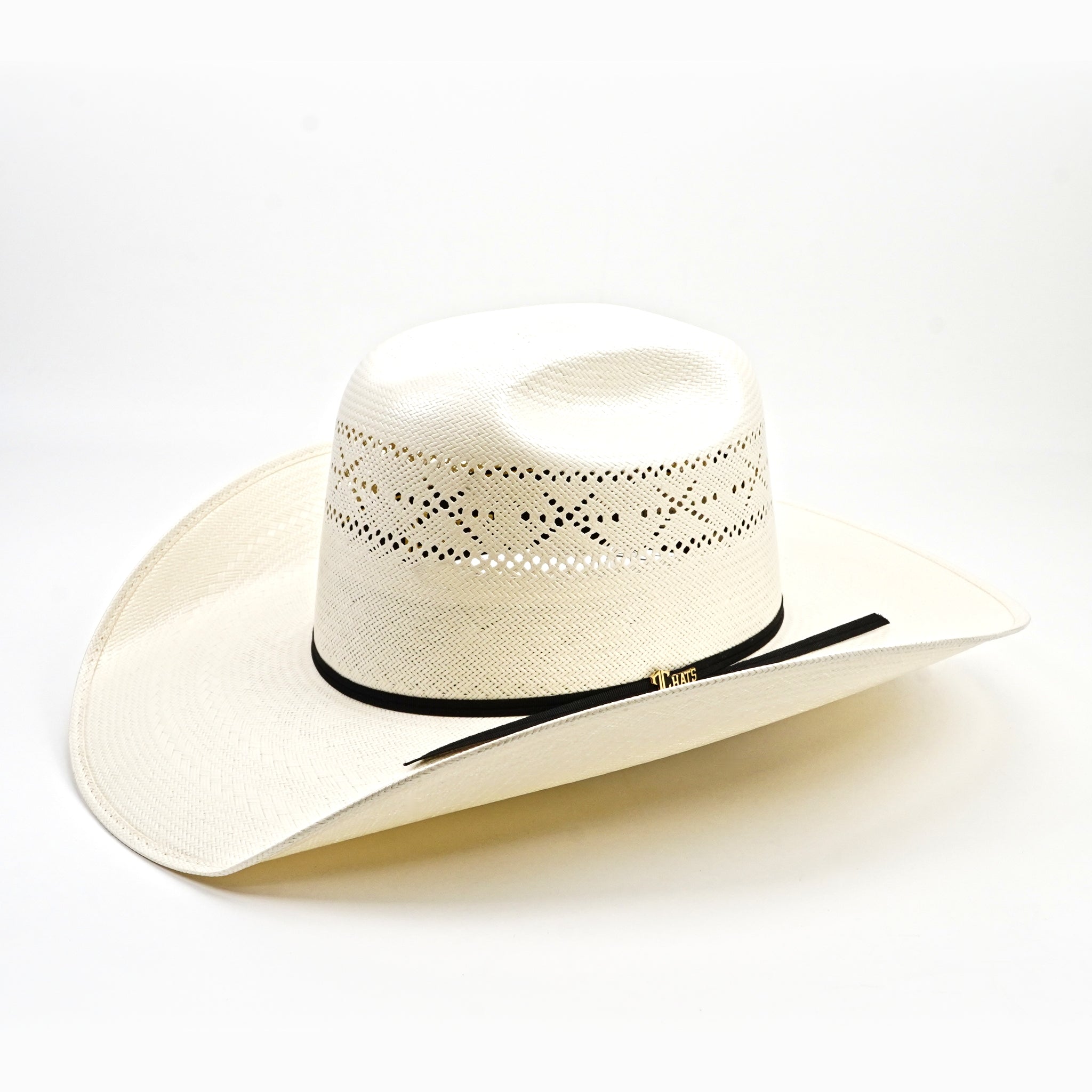 TC Hats - Sombrero Vaquero de Paja Minnick 100X - Ventilado con Estrella