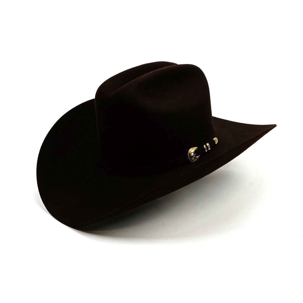 Tony Lama - Sombrero de vaquero 1000X Platinum - Marrón