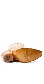 Kellie Clayton Gold Leather Sole - Caña alta - Punta afilada