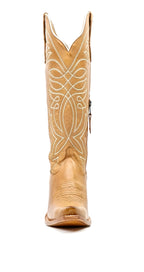 Kellie Clayton Gold Leather Sole - Caña alta - Punta afilada