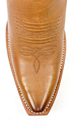 Kellie Clayton Gold Leather Sole - Caña alta - Punta afilada