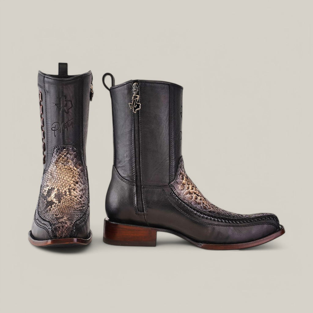 Exotic Python - Natural - Narrow Square Toe