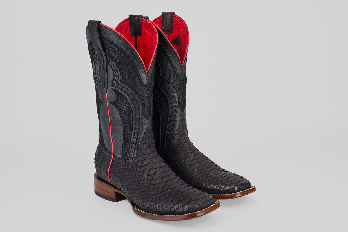 Drayton - Matte Black - Square Toe