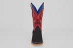 Braxton Python Boots - Matte Black - Square Toe