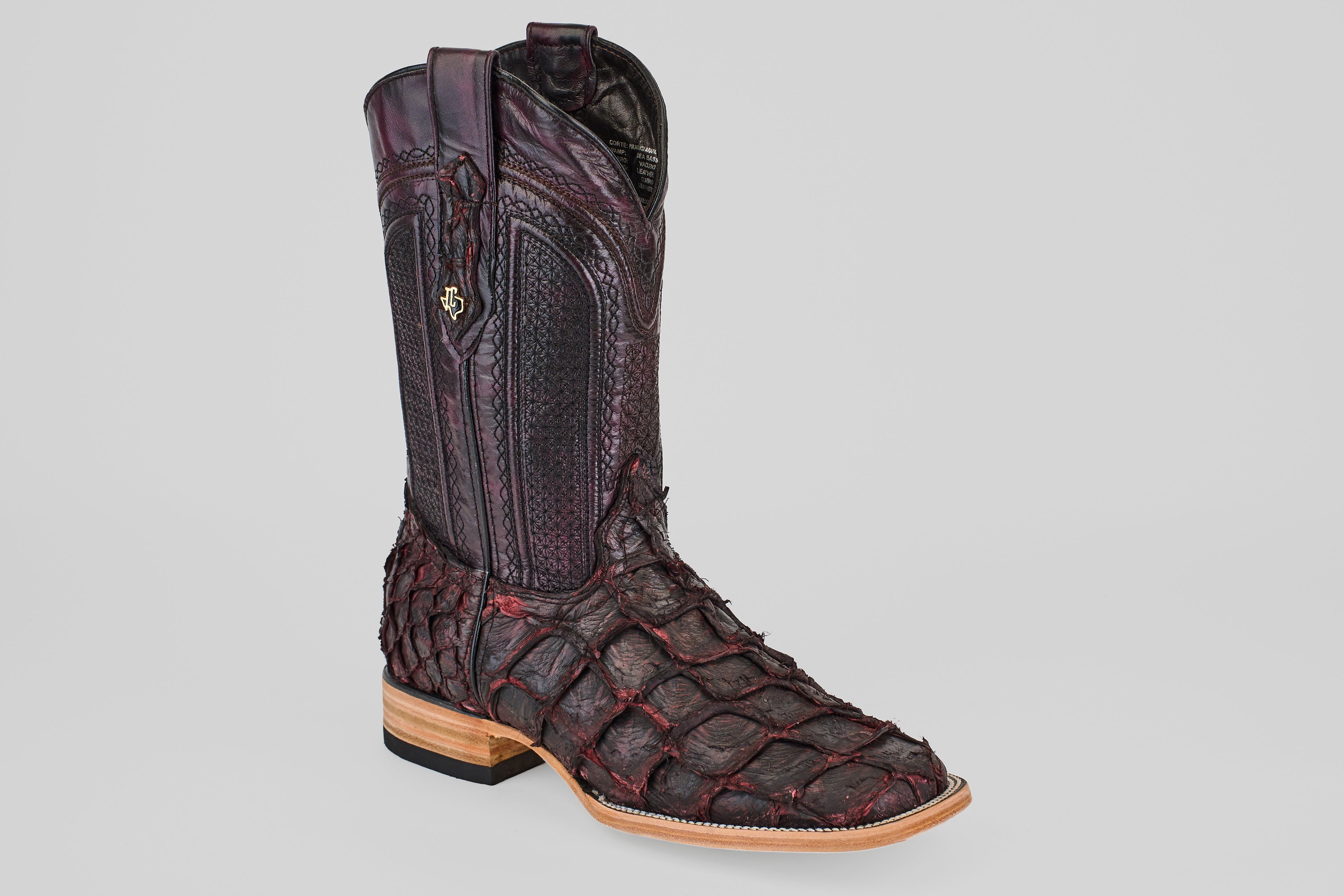 Connor - Matte Black Cherry - Square Toe