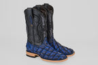 Connor - Dark Blue - Square Toe