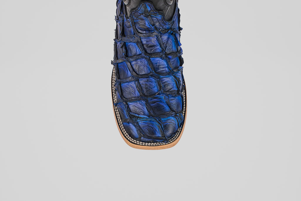 Connor - Dark Blue - Square Toe