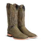 Tanner Python Boots - Agave - Square Toe (PN30)