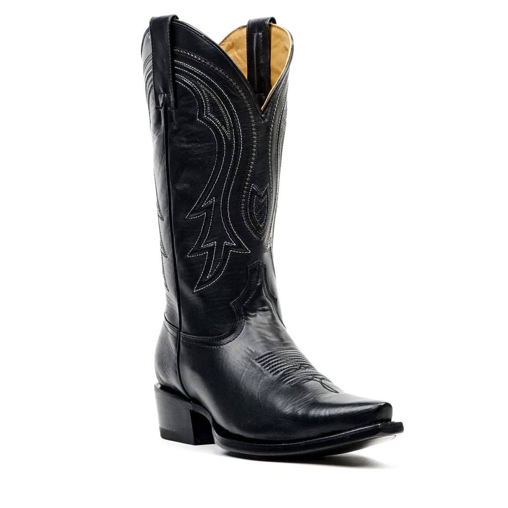 Boney Cowboy Boots - Black - Snip Toe (TS183) - Gomez Western Wear