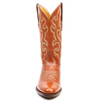 Boney Cowboy Boots - Clayton Cognac - Roper Toe (TS203) - Gomez Western Wear