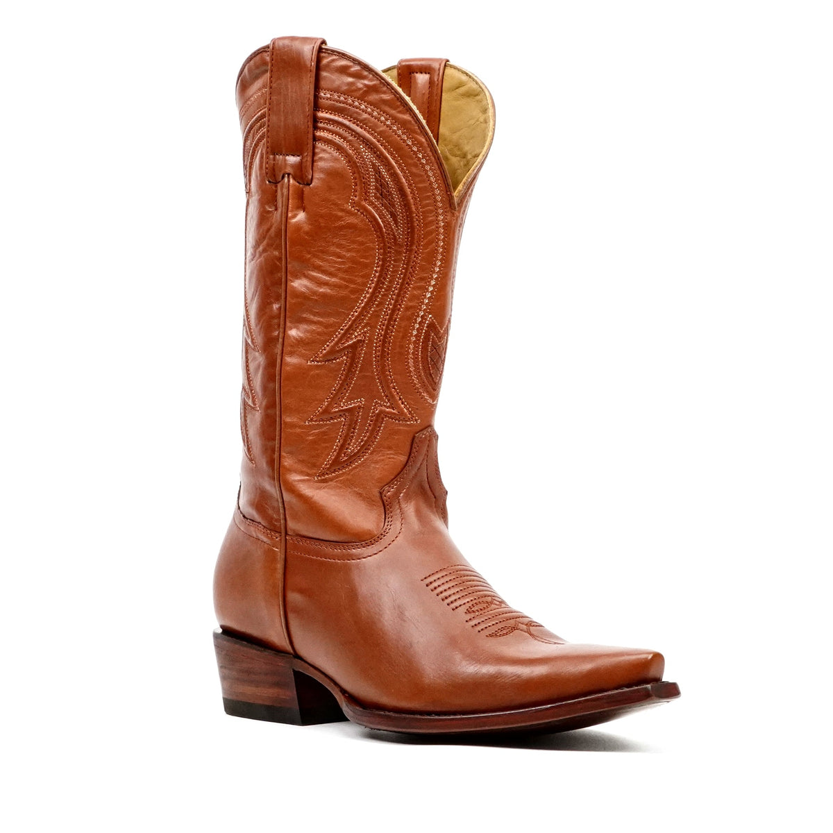 Boney Cowboy Boots - Cognac - Snip Toe (TS183) - Gomez Western Wear