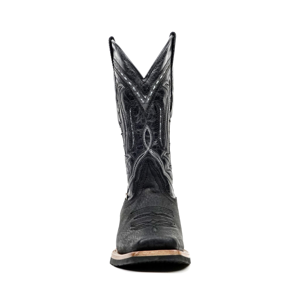 Cheyenne Black Cowboy Boots - Slip-Resistant Sole - Rodeo Toe (E28) - Gomez Western Wear