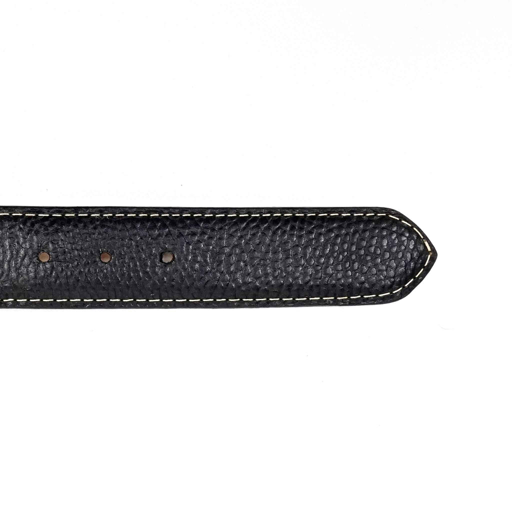 Cheyenne Black Leather Belt (C-V4301) - Gomez Western Wear